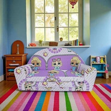 Bambi sofa Sedeći deo 70x30cm Kada se rasklopi 70x100cm Sastav sundjer