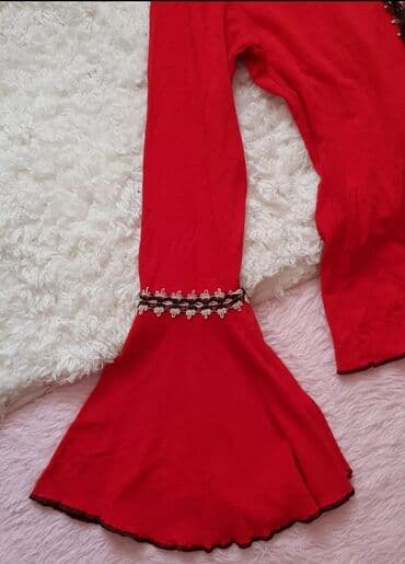 Swimsuits: Cotton, Embroidery, color - Red — 3