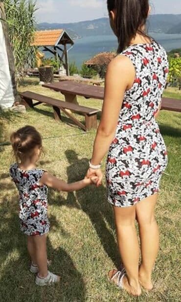 haljina 10: Haljine za mame i devojcice - rade se u velicinama od 1 do 12, i za — 5