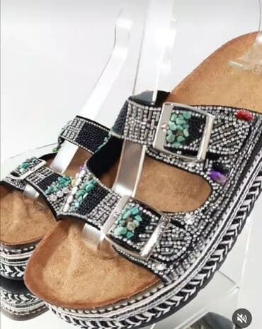 grubin papuce krzno: Fashion slippers, 38 — 4