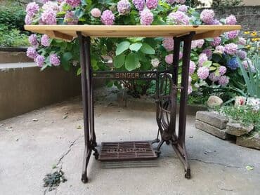 nameštaj đorđević: Singer vintage sto unikat 90*39 cm visina stola 73.5 cm debljina — 4