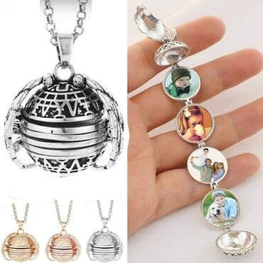 srebrna ogrlica sa krsticem: 1000 — 1