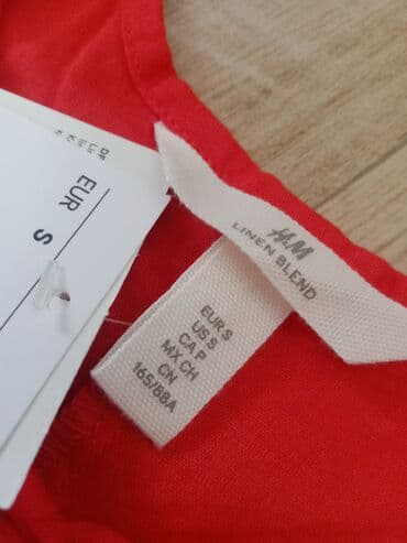 svecane haljine sa cipkom: H&M M (EU 38), color - Red, Short sleeves — 4