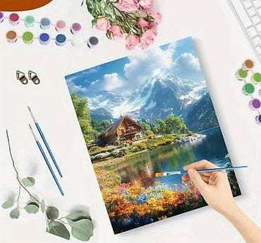 Muzički instrumenti: Novo. Bojenje po brojevima - Priroda Veličina 40x50cm Smanjuje — 5