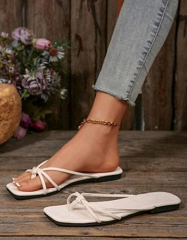louis vuitton papuce cena: Slippers 37, color - Beige — 2