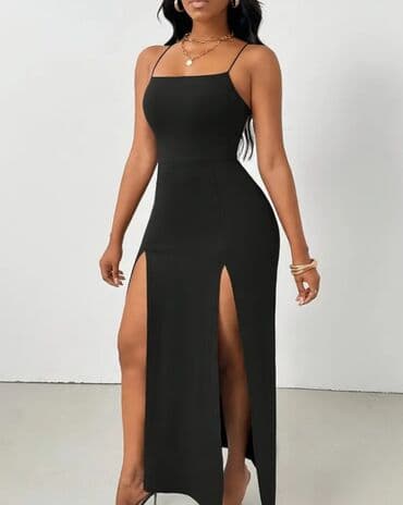 bela boho haljina: L (EU 40), color - Turquoise, Cocktail, With the straps — 10