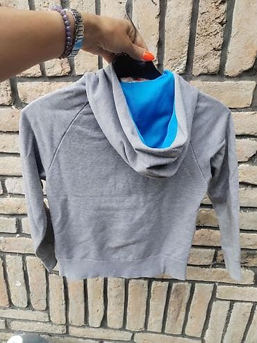 nike tech fleece za devojcice: Nike dečiji duks s kapuljačom - Veličina: S (128–140 cm), odgovara — 4