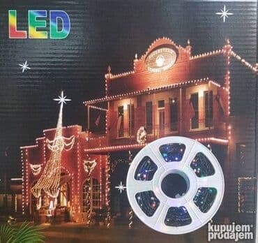 kalendar 1996 godine: LED Lampioni 50 Metara NOVO 3 Boje Novogodisnja LED Rasveta za Spolja — 2