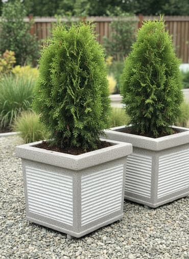 stolice za plazu maxi: 🌿 Zardinjera za tuje – Novi model 📏 Dimenzije i primena Oblik — 1
