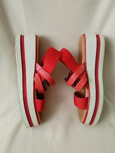 espadrile na platformu prodaja: Carlo Pera kozne sandale - br 38, kao nove — 7