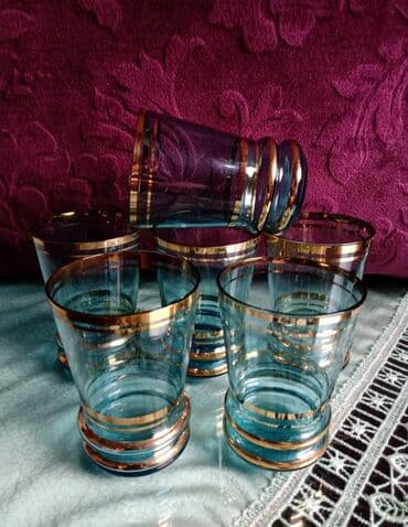 nespresso soljice za kafu: Case nove Bohemija kristal iz 70ih. za zestoko pice. Komada. 6 — 14