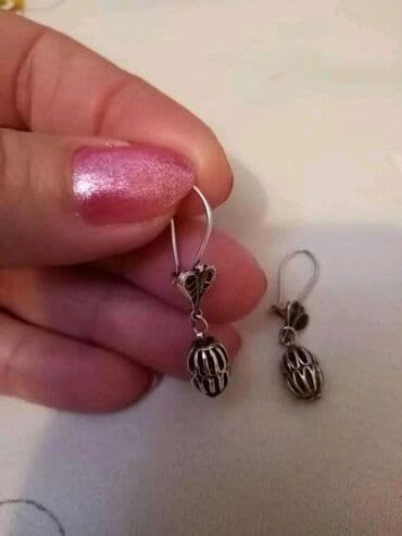 Hoop earrings, Material: Silver