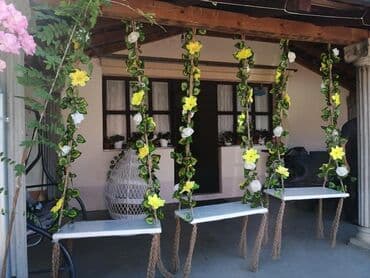 drvena ljuljaska za odrasle: Drvena ljuljaška za decu i odrasle sa atestiranim kanapom Dimenzije — 2