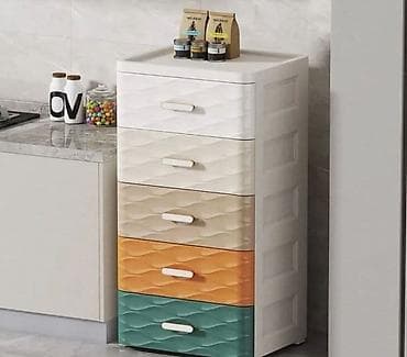 sijalice sa ventilatorom: Pvc kvalitetna moderna komoda sa fiokama Cena 12.500 din Opis oglasa — 1