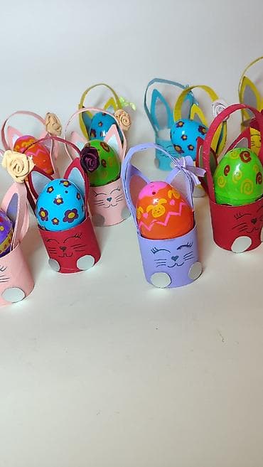 grejac vode za bazen: Ručno pravljeni uskršnji držači za jaja u obliku zeka - Kreativni — 5