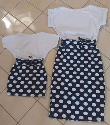 haljina 10: Haljine za mame i devojcice - rade se u velicinama od 1 do 12, i za — 10