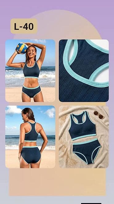 Ženski sportski bikini set – veličina L (40) - Dvodijelni kupaći