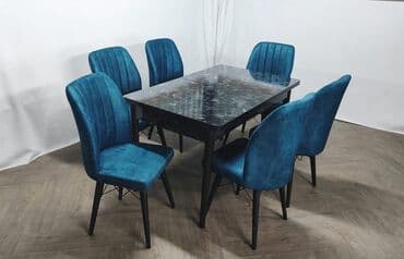 Sets of table and chairs: Cena kompleta 285€ 💵💸 🔹Stolica 🔹Boja -Tamno siva 🔹Materijal-metalni — 9