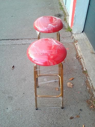 forma ideale akcija trosedi: Barske - baštenske stolice CHIC ATRAKTIVNE stolice u crveno-zlatnoj — 4