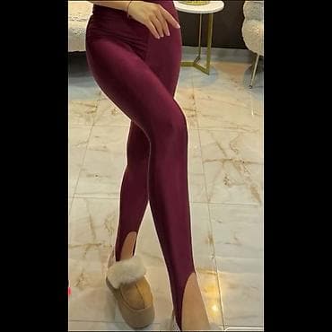 pella bez: NOVO! Ženske helanke sa stopom – bordo- Univerzalna veličina za S/M/L — 1