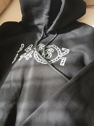 bata obuca snizenje: Pamucna termo trenerka veliko snizenje crne boje br m — 2