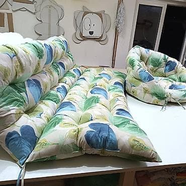 ikea jastuci za bastenske stolice: Ručno šiveni podni jastuci za Baštanski nameštaj – modularni tatami — 5