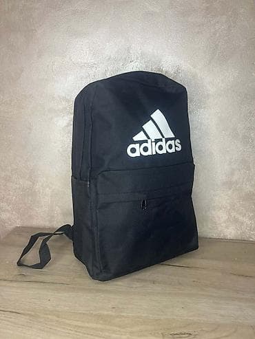 bagi rucni rad: Ruksaci – crni, sa brendiranim printom (Calvin Klein, Nike, adidas) - — 10