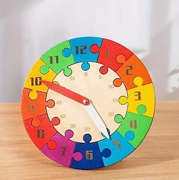 Drveni sat puzzle

Edukativna igracka

Uzrast 3 +