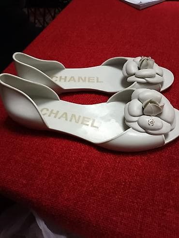 torba za plazu pletena: Papuče 38, bоја - Bela — 2