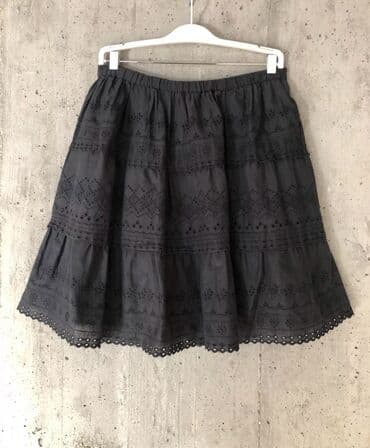 heklane suknje za devojcice: Zara, Midi, bоја - Siva — 1