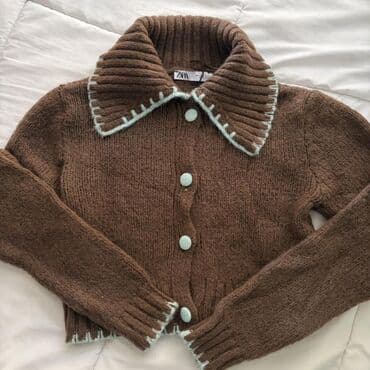 ZARA pleteni kardigan - Model: ženski kardigan na kopčanje - na lalafo.rs ZARA pleteni kardigan - Model: ženski kardigan na kopčanje -