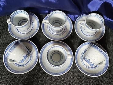 Sobne biljke: Soljice nove jing dezen pirincani porcelan iz 70ih.godina. Soljice — 6