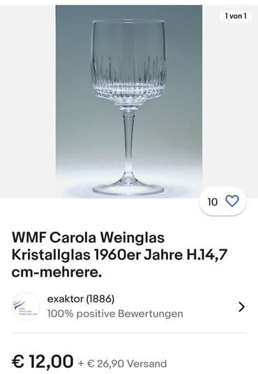 swarovski case za vino cena: Case nove kristal 60,70te za vino,rucni rad. Case komada 7 u ceni — 3