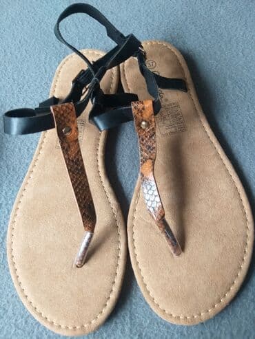 mokasine od prevrnute koze: Sandals, 37 — 1