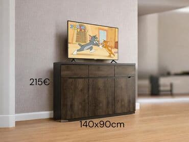 komode i fioke: Nameštaj za dnevnu i spavaću sobu – više modela i dimenzija 1) TV — 3