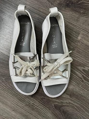 grubinove sandale: Exclusive handmade kožne sandale, nošene par puta, broj 37, moderne i — 3