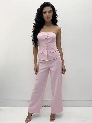 Rolke: 🔥Ženski komplet top bez bretela sa dugmadima i pantalone 
✅2500 din — 8