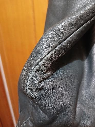 prsluk sako: Muška kožna jakna, crna - Materijal: prirodna koža (mekana, glatka) — 6