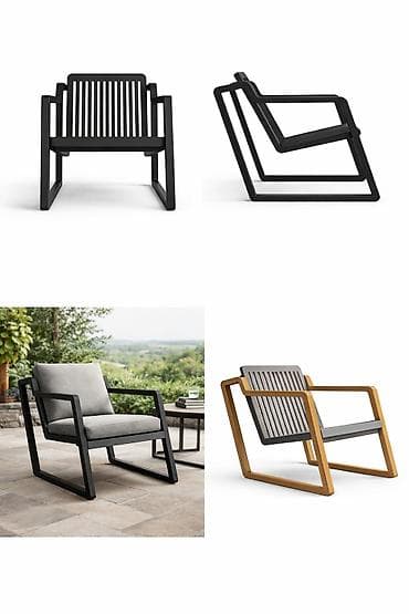 ormani za dnevnu sobu: Moderan set baštenskog nameštaja — 4