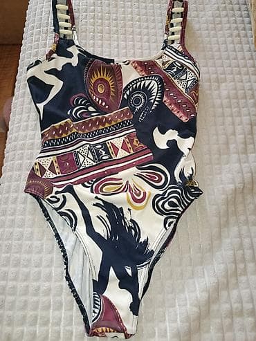 Desigual jednodelni ženski kupaći kostim sa atraktivnim etno/tribal