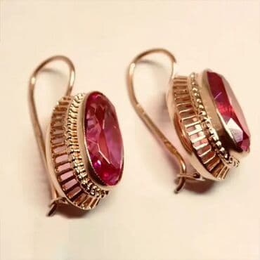 mokasine muske: Hoop earrings, Material: Cubic zirconia — 10