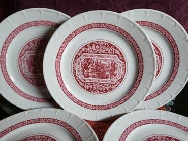 Kuhinjski setovi: Tanjiri novi veci Heinrick porcelan Zapadna Nemacka 70te. Komada 5 — 4