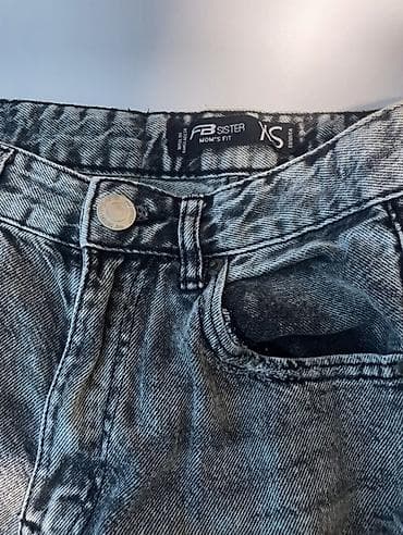 miami majica new yorker: Sive teksas pantalone FB Sister – Mom’s Fit - Veličina: XS - Kroj — 3
