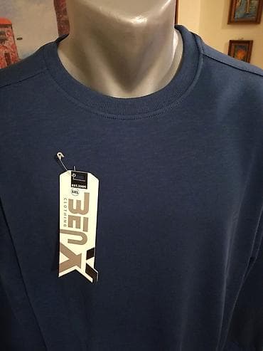 kenzo duks: Kvalitetan muski pamucni duks Benx u velikom broju Plavi 5XL — 4