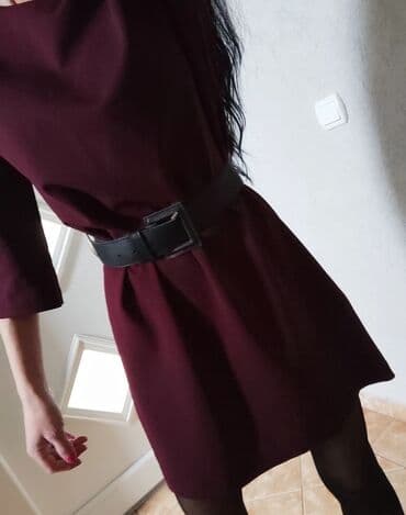 shooter haljine 2023: Zara S (EU 36), color - Burgundy, Other sleeves — 4