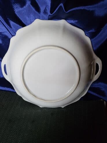 Kompleti posuđa: Cinija nova velika porcelanska iz 80ih. Masivna cinija,sve na njoj — 9