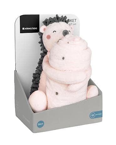 termo cebe lidl: KikkaBoo Baby ćebence sa plišanom igračkom 70x100 – Hedge Hugs (šifra — 4