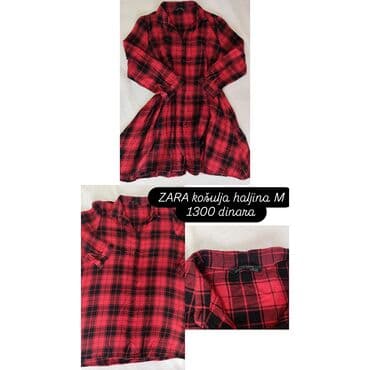Zara S (EU 36), bоја - Crvena, Dugih rukava