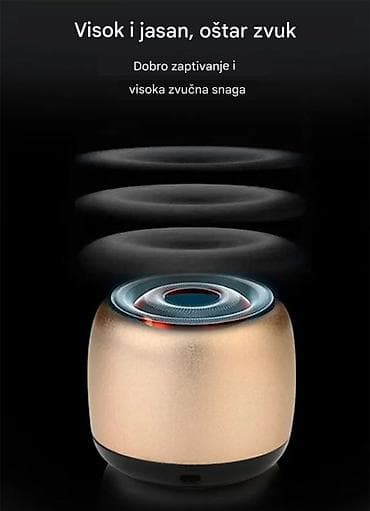 laptopovi cene: Nov bežični zvučnik blutut. Ima punjivu bateriju i punjač, puni se sa — 1