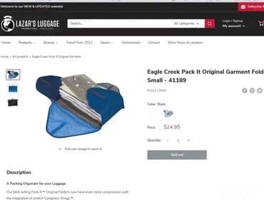 deciji koferi kengur: *** AKCIJA *** #0904 FOLDER ZA GARDEROBU Eagle Creek Pack-It Folder; — 12
